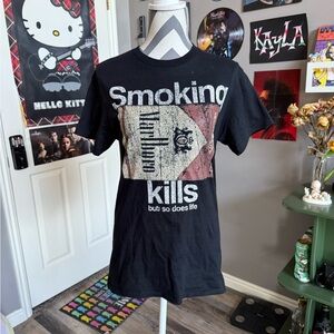 Cigarettes womens t shirt